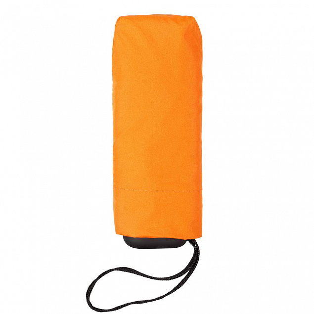 Зонт складной Unit Five, оранжевый с логотипом  заказать по выгодной цене в кибермаркете AvroraStore