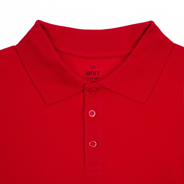 Рубашка поло Virma light, красная с логотипом  заказать по выгодной цене в кибермаркете AvroraStore