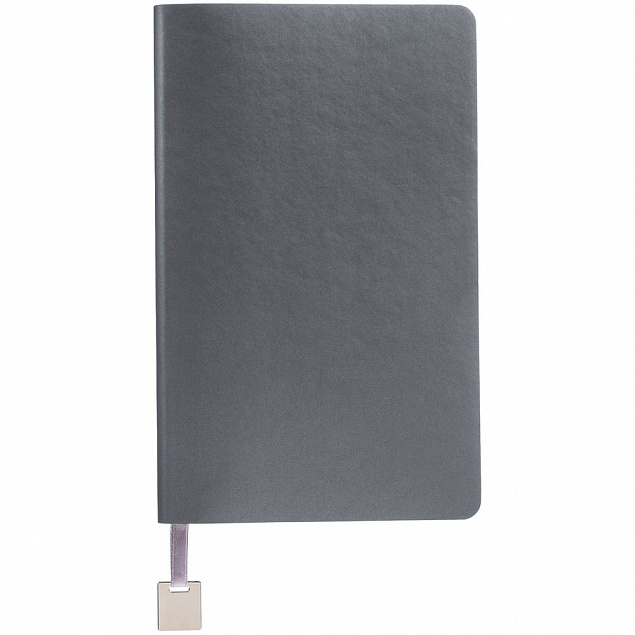 Ежедневник Shall Light, недатированный, серый с логотипом  заказать по выгодной цене в кибермаркете AvroraStore