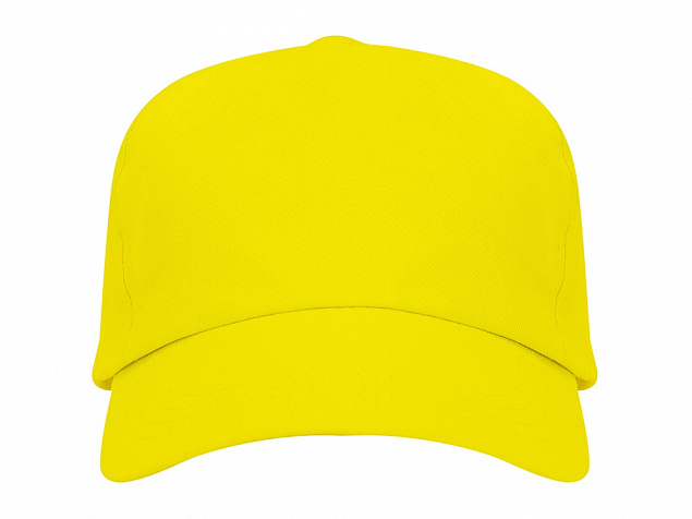Бейсболка Uranus детская, желтый с логотипом  заказать по выгодной цене в кибермаркете AvroraStore