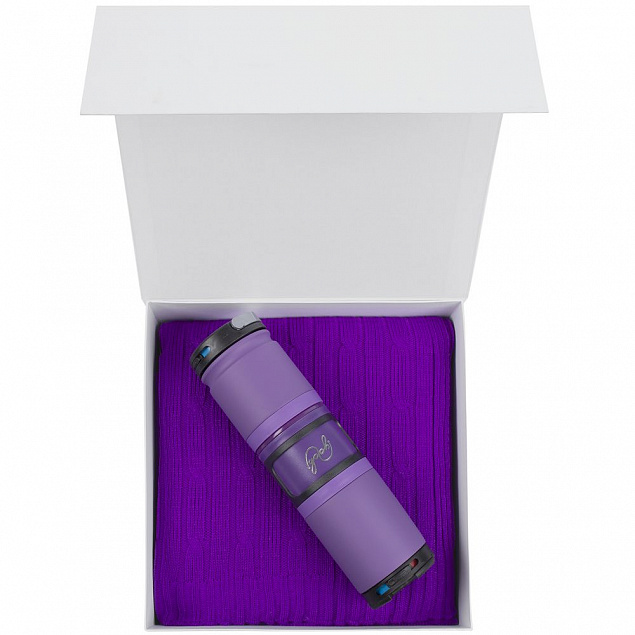 Коробка Quadra, белая с логотипом  заказать по выгодной цене в кибермаркете AvroraStore