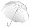 Прозрачный зонт-трость Clear с логотипом  заказать по выгодной цене в кибермаркете AvroraStore