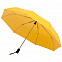 Зонт складной Show Up со светоотражающим куполом, желтый с логотипом  заказать по выгодной цене в кибермаркете AvroraStore