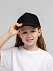Бейсболка детская Standard Kids, черная с логотипом  заказать по выгодной цене в кибермаркете AvroraStore