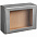 Коробка с окном Visible, серебристая с логотипом  заказать по выгодной цене в кибермаркете AvroraStore