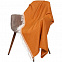 Плед Morfeo, оранжевый с логотипом  заказать по выгодной цене в кибермаркете AvroraStore