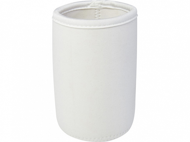 Vrie Держатель-рукав для жестяных банок из переработанного неопрена, белый с логотипом  заказать по выгодной цене в кибермаркете AvroraStore