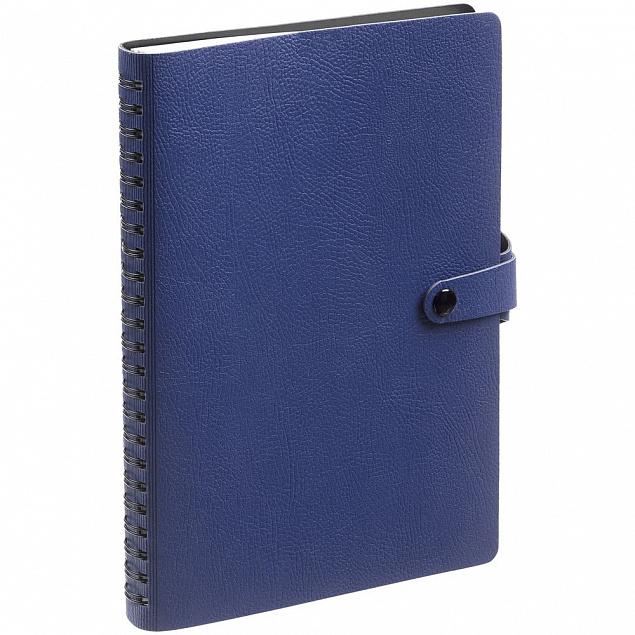 Ежедневник Strep, недатированный, синий с логотипом  заказать по выгодной цене в кибермаркете AvroraStore