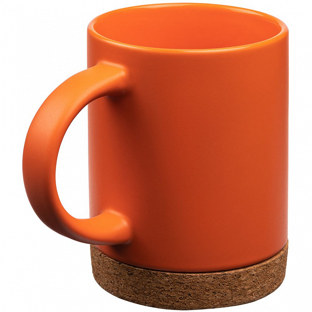 Кружка Corky, оранжевая с логотипом  заказать по выгодной цене в кибермаркете AvroraStore