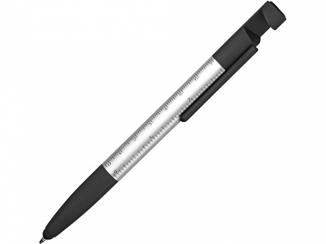 Ручка-стилус металлическая шариковая «Multy» с грипом с логотипом  заказать по выгодной цене в кибермаркете AvroraStore