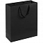 Пакет Wide, черный с логотипом  заказать по выгодной цене в кибермаркете AvroraStore