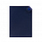 Чехол для паспорта PURE 140*90 мм., застежка на кнопке, натуральная кожа (фактурная), синий с логотипом  заказать по выгодной цене в кибермаркете AvroraStore