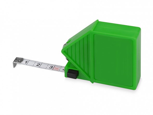 Брелок-рулетка Домик, 1 м., зеленое яблоко с логотипом  заказать по выгодной цене в кибермаркете AvroraStore