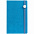 Ежедневник Nova Round, недатированный, голубой с логотипом  заказать по выгодной цене в кибермаркете AvroraStore