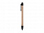 Ручка-стилус шариковая Planet, бежевый/черный с логотипом  заказать по выгодной цене в кибермаркете AvroraStore