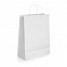 CABAZON. Пакет из крафт-бумаги, Белый с логотипом  заказать по выгодной цене в кибермаркете AvroraStore