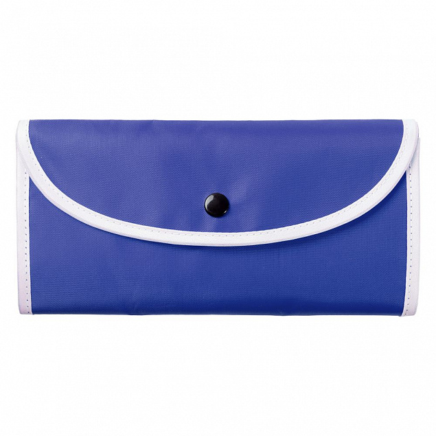 Складная сумка Unit Foldable, синяя с логотипом  заказать по выгодной цене в кибермаркете AvroraStore