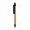 Эко-ручка Write, черный с логотипом  заказать по выгодной цене в кибермаркете AvroraStore