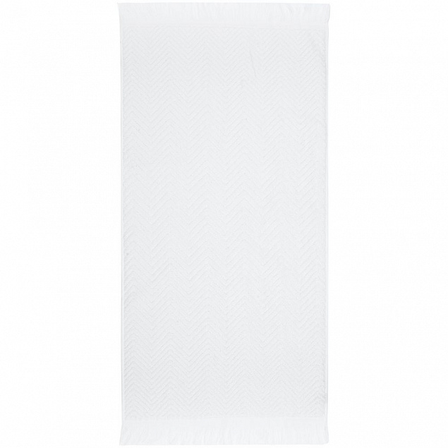 Полотенце Morena, среднее, белое с логотипом  заказать по выгодной цене в кибермаркете AvroraStore