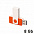 Флеш-карта TWISTA, 8Гб, оранжевый/белый с логотипом  заказать по выгодной цене в кибермаркете AvroraStore
