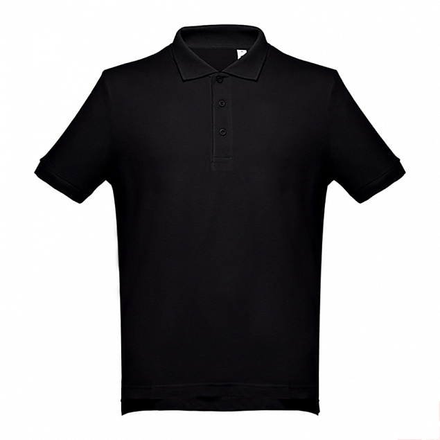 Рубашка-поло мужская ADAM 195 с логотипом  заказать по выгодной цене в кибермаркете AvroraStore