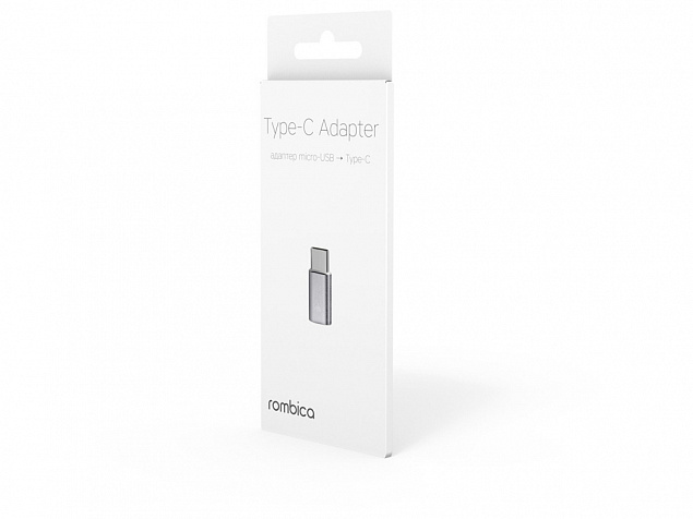 Переходник Type-C Adapter с логотипом  заказать по выгодной цене в кибермаркете AvroraStore