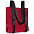 Шопер Clarity с красным органайзером, прозрачный с логотипом  заказать по выгодной цене в кибермаркете AvroraStore