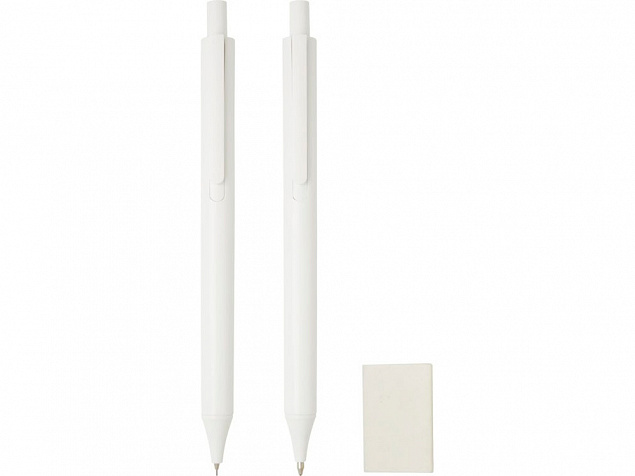Salus Комплект антибактериальных ручек, белый с логотипом  заказать по выгодной цене в кибермаркете AvroraStore