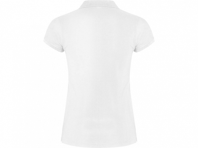 Рубашка поло Star женская, белый с логотипом  заказать по выгодной цене в кибермаркете AvroraStore