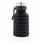 Герметичная складная силиконовая бутылка с крышкой с логотипом  заказать по выгодной цене в кибермаркете AvroraStore