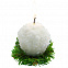 Свеча «Снежок» с логотипом  заказать по выгодной цене в кибермаркете AvroraStore