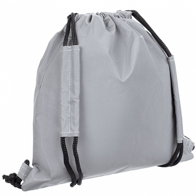 Детский рюкзак Manifest из светоотражающей ткани, серый с логотипом  заказать по выгодной цене в кибермаркете AvroraStore