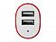 Адаптер автомобильный Pole, красный с логотипом  заказать по выгодной цене в кибермаркете AvroraStore