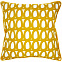 Чехол на подушку Twirl, квадратный, горчичный с логотипом  заказать по выгодной цене в кибермаркете AvroraStore