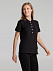 Рубашка поло женская Sunset, черная с логотипом  заказать по выгодной цене в кибермаркете AvroraStore