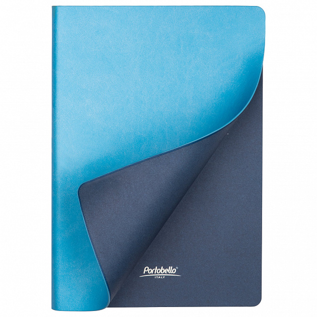 Ежедневник Portobello Trend, Latte NEW, недатированный, голубой/синий с логотипом  заказать по выгодной цене в кибермаркете AvroraStore