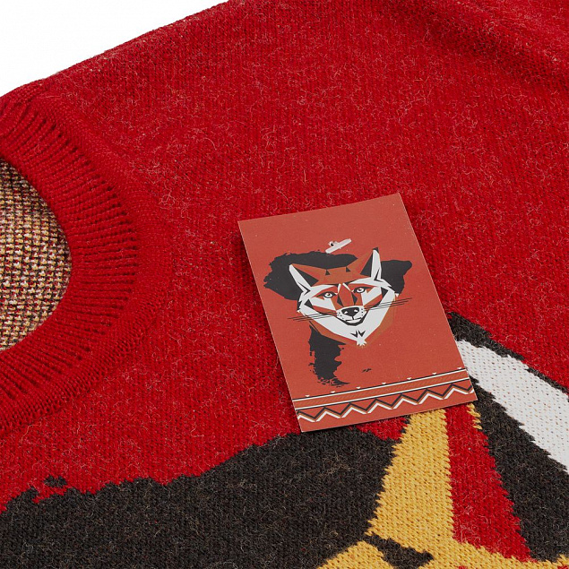 Джемпер Totem Fox, красный с логотипом  заказать по выгодной цене в кибермаркете AvroraStore