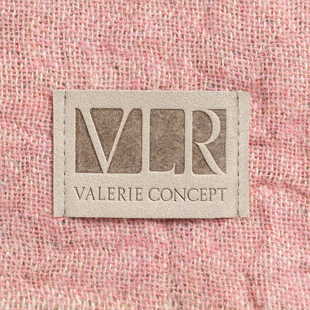 Плед Riviera, розовый с логотипом  заказать по выгодной цене в кибермаркете AvroraStore