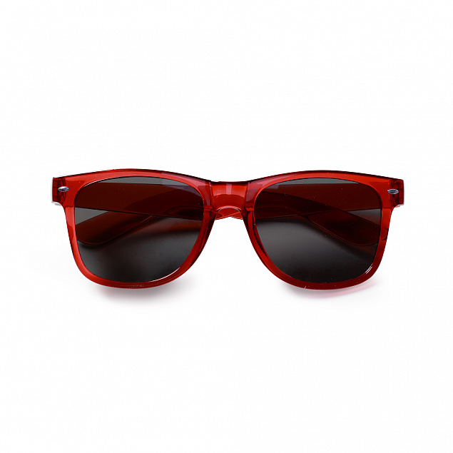 Очки солнцезащитные BARI, Красный с логотипом  заказать по выгодной цене в кибермаркете AvroraStore