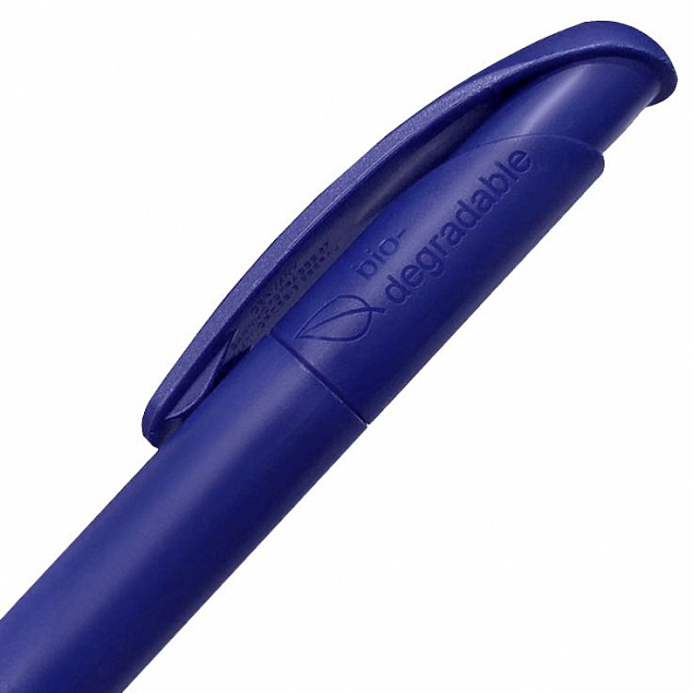Ручка шариковая Nature Plus Matt, голубая с логотипом  заказать по выгодной цене в кибермаркете AvroraStore