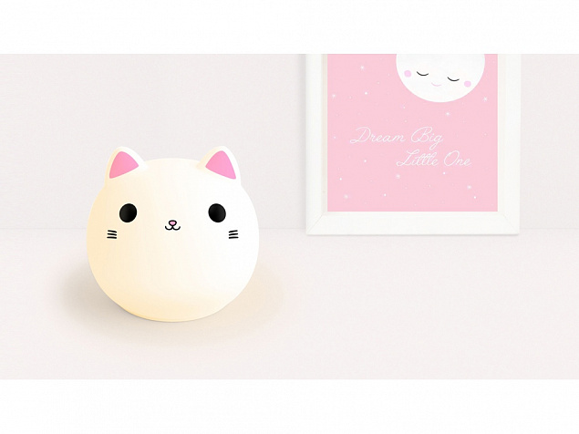 Ночник LED Kitty с логотипом  заказать по выгодной цене в кибермаркете AvroraStore