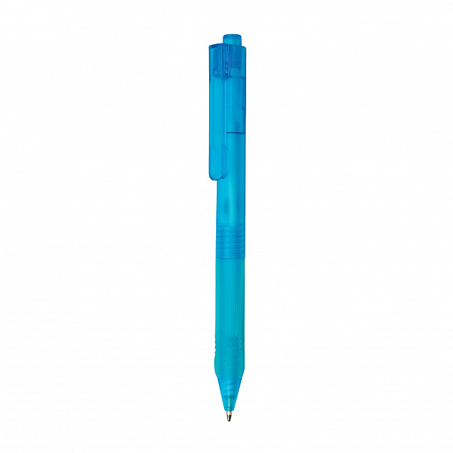Ручка X9 с матовым корпусом и силиконовым грипом с логотипом  заказать по выгодной цене в кибермаркете AvroraStore