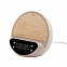 Настольные часы "Smiley" с беспроводным (10W) зарядным устройством и будильником, пшеница/бамбук/пластик с логотипом  заказать по выгодной цене в кибермаркете AvroraStore