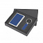 Набор визитница с брелоком в коробке, синий с логотипом  заказать по выгодной цене в кибермаркете AvroraStore