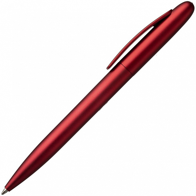 Ручка шариковая Moor Silver, красная с логотипом  заказать по выгодной цене в кибермаркете AvroraStore
