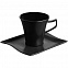 Кофейная пара Twist Mist, черная с логотипом  заказать по выгодной цене в кибермаркете AvroraStore