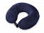 Подушка Basic из микрофибры с эффектом памяти U-shape, синий с логотипом  заказать по выгодной цене в кибермаркете AvroraStore