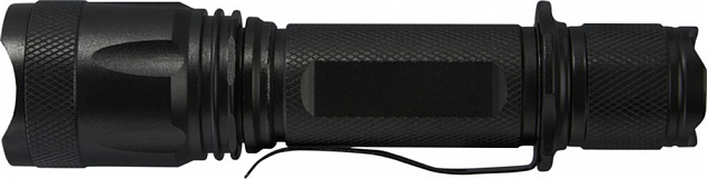 Mears Перезаряжаемый тактический фонарь мощностью 5 Вт, черный с логотипом  заказать по выгодной цене в кибермаркете AvroraStore