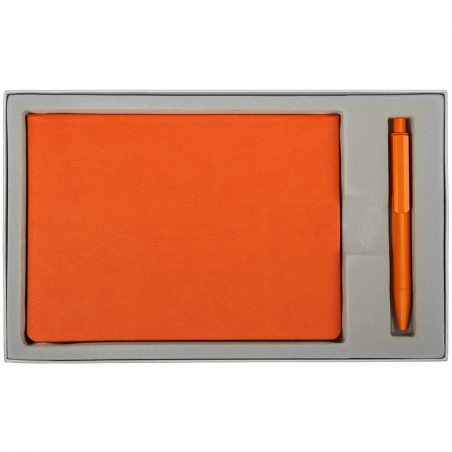 Набор Brand Tone, оранжевый с логотипом  заказать по выгодной цене в кибермаркете AvroraStore