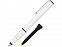 Ручка шариковая с маркером Jura, белый с логотипом  заказать по выгодной цене в кибермаркете AvroraStore